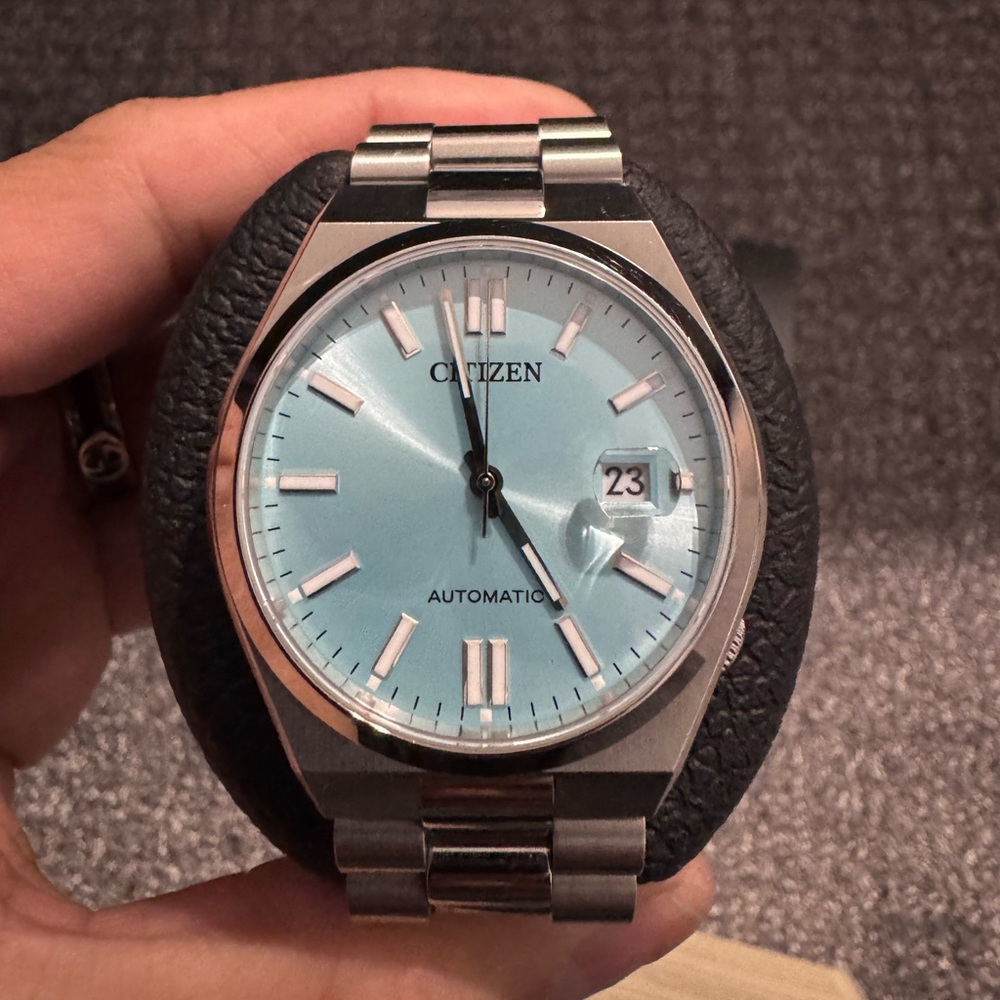 Men Citizen Tsuyosa Automatic Ice Blue watch